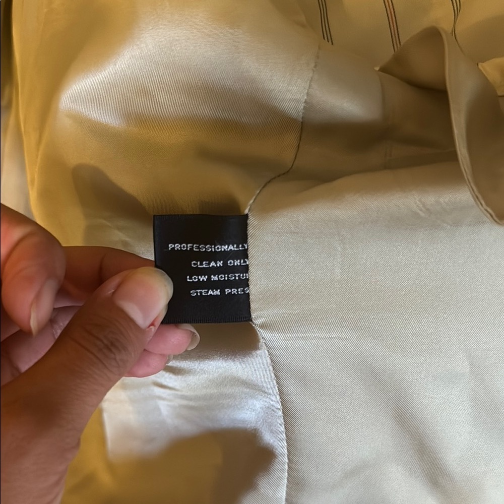 Men’s Club Room 100 % Silk Gingham Classic Blazer Size 44L Jacket! - Picture 14 of 15